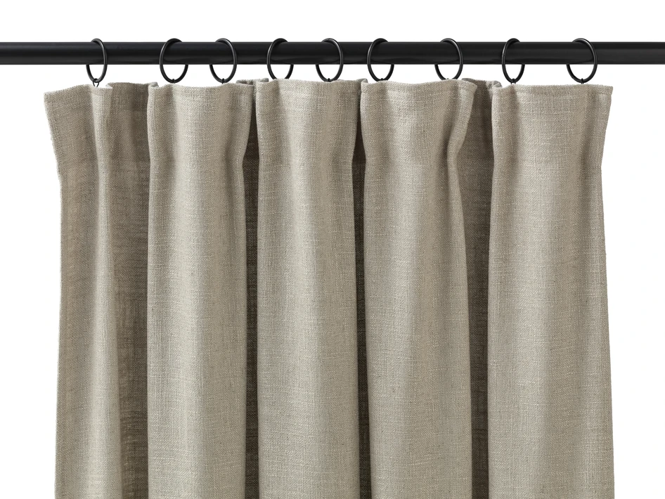 Linnelle - Gardin, 2-pack, 140x250 cm - Beige