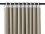 Linnelle - Gardin, 140x250 cm, 2-pack - Beige