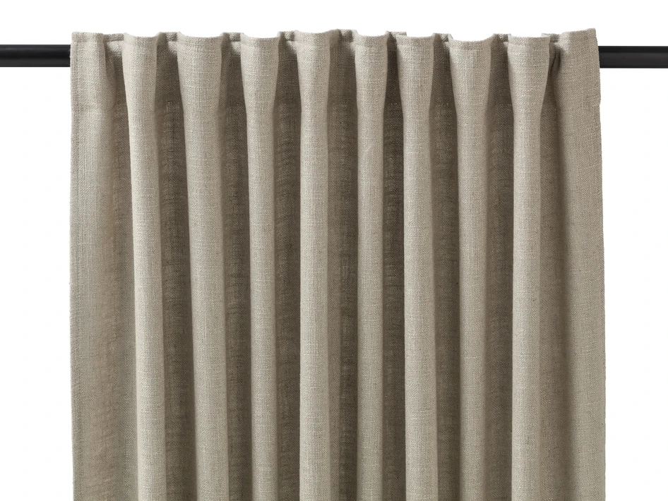 Linnelle - Gardin, 2-pack, 140x250 cm - Beige