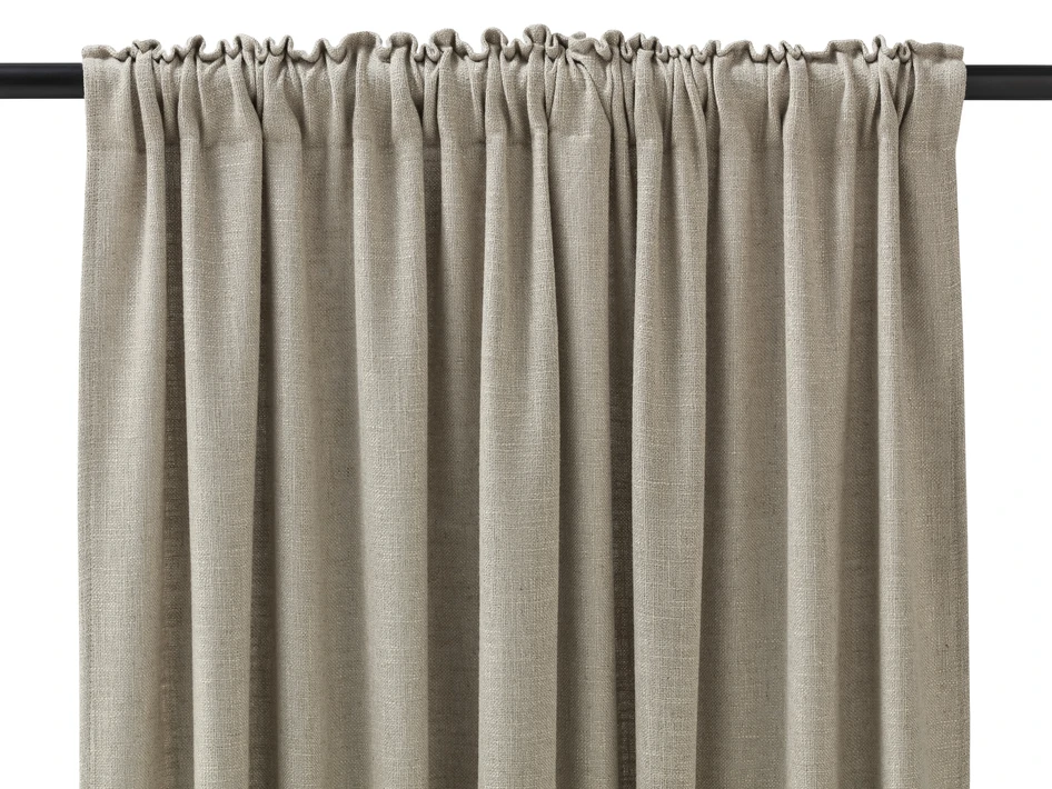 Linnelle - Gardin, 2-pack, 140x250 cm - Beige