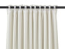 Carla - Gardin, 140x300 cm, 2-pack - Vit