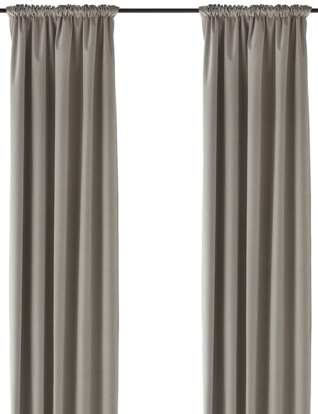 Dawn - Mörkläggningsgardin, 135x300 cm, 2-pack - Brun