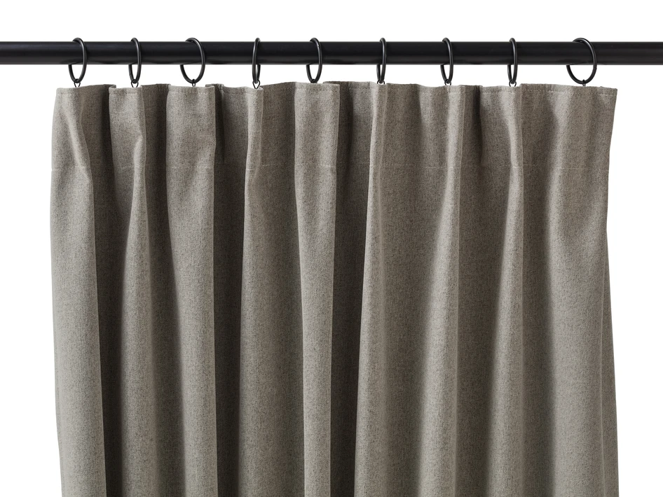 Dawn - Mörkläggningsgardin, 2-pack,135x300 cm - Brun