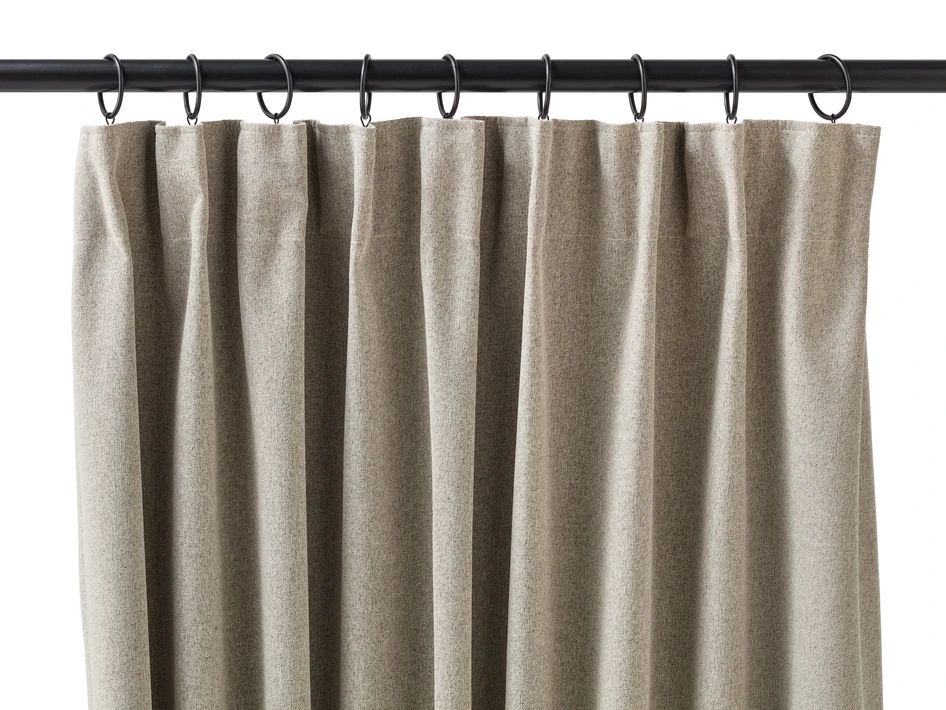 Dawn - Mörkläggningsgardin, 2-pack,135x300 cm - Beige