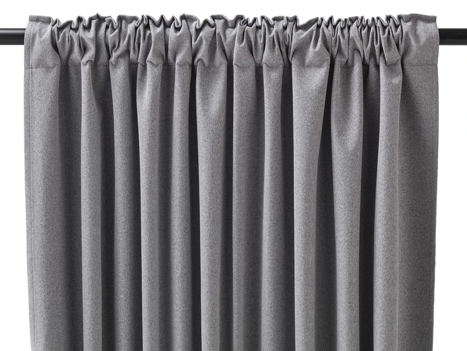 Dawn - Mörkläggningsgardin, 2-pack,135x300 cm - Grå