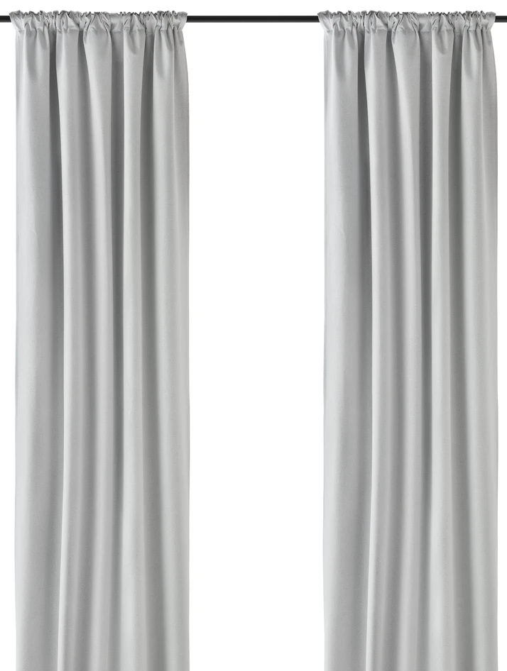 Dawn - Mörkläggningsgardin, 2-pack,135x300 cm - Vit