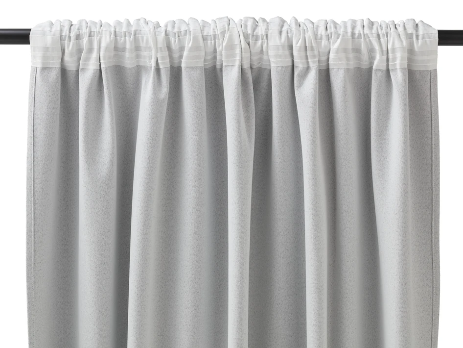 Dawn - Mörkläggningsgardin, 2-pack,135x300 cm - Vit