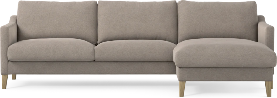 Winston - 3-sits soffa med schäslong, vändbar - Beige