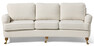 Kingston - 3-sits soffa svängd - Vit