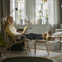 Anne - Fåtölj med fotpall - inspiration