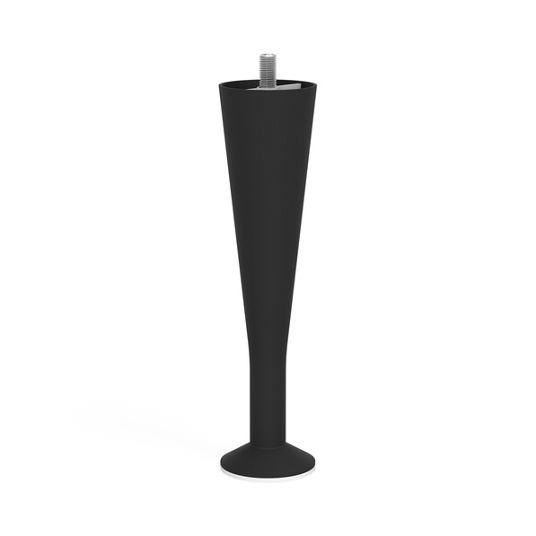 Cape svart metall - Sängben 4 pack - Svart