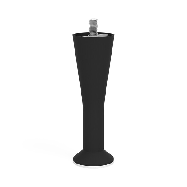 Cape svart metall - Sängben 4 pack - Svart