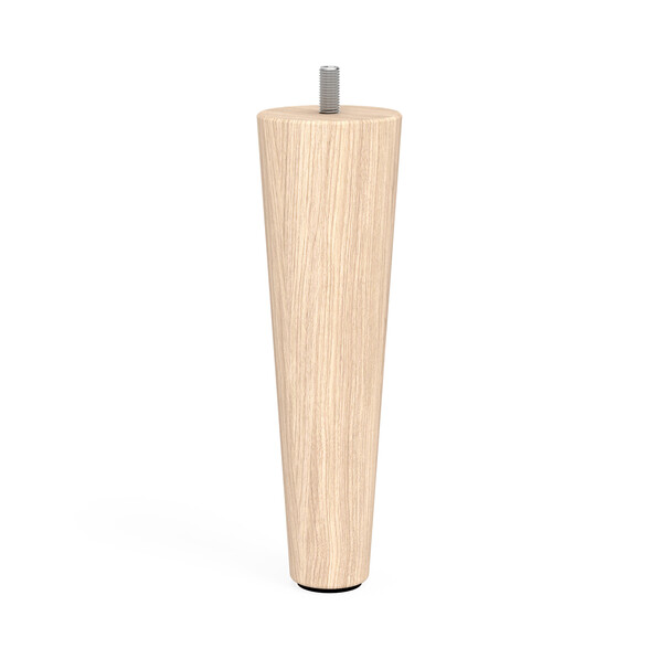 Cape vitpigmenterad ek - Sängben 4 pack - Beige