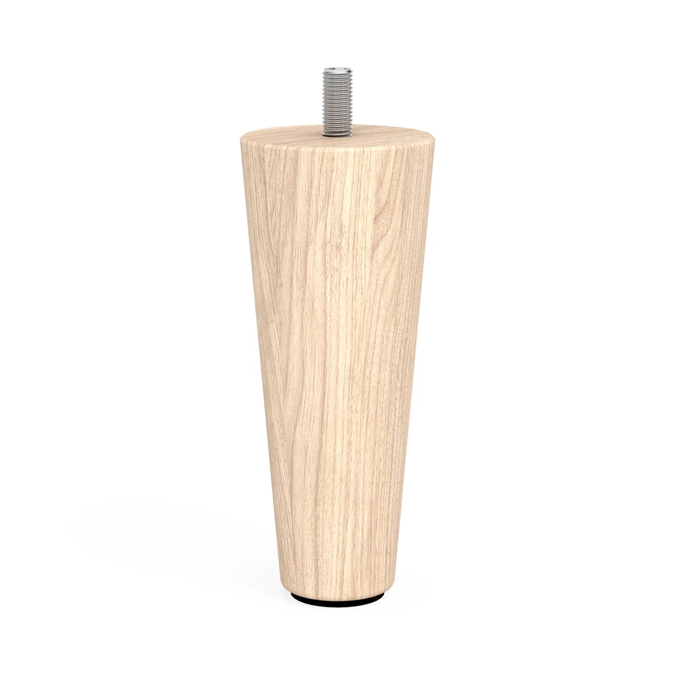 Cape vitpigmenterad ek - Sängben - Beige