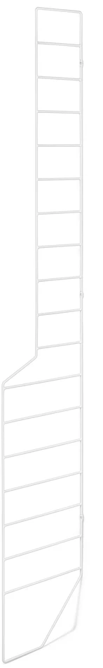 Wera - Konsol till vägghyllplan, golvgavel D 18-30, H 164 cm - Vit