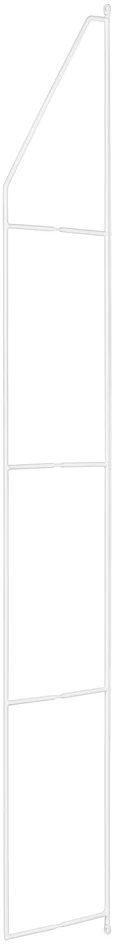 Axel - Konsol till vägghyllplan, H 121 cm - Vit