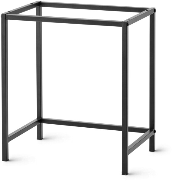 Plint - Underrede till sängbord som passar Plint sängbord vägghängt, 39x26,5x45 cm - Svart