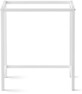 Plint - Underrede till sängbord som passar Plint sängbord vägghängt, 39x26,5x45 cm - Vit