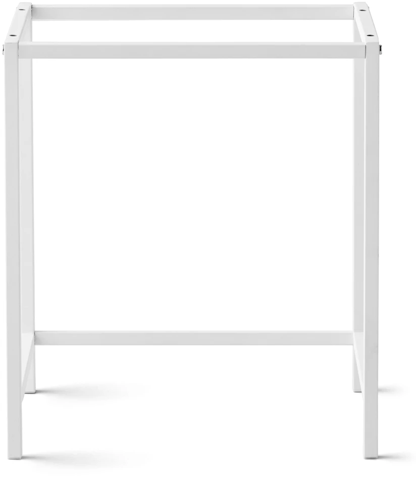 Plint - Underrede till sängbord som passar Plint sängbord vägghängt, 39x26,5x45 cm - Vit