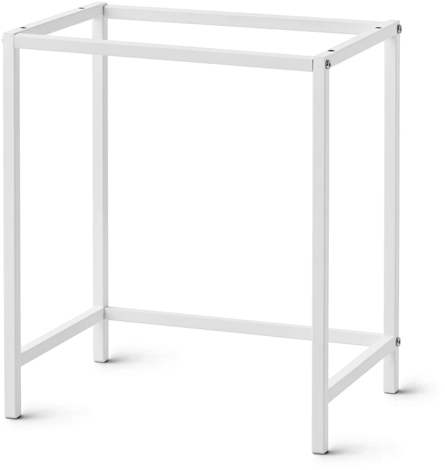 Plint - Underrede till sängbord som passar Plint sängbord vägghängt, 39x26,5x45 cm - Vit