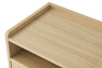 Plint - Vägghängt sängbord, 1 låda & 1 hylla, 40x30x25 cm - Beige