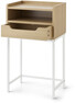 Plint - Sängbord med 1 låda & 1 hylla, 40x30x25 cm - Beige
