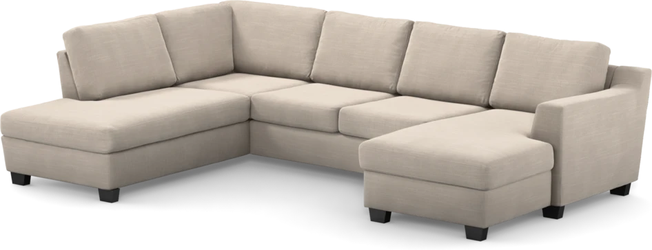 Friday - 3-sits soffa med divan vänster och schäslong höger - Beige