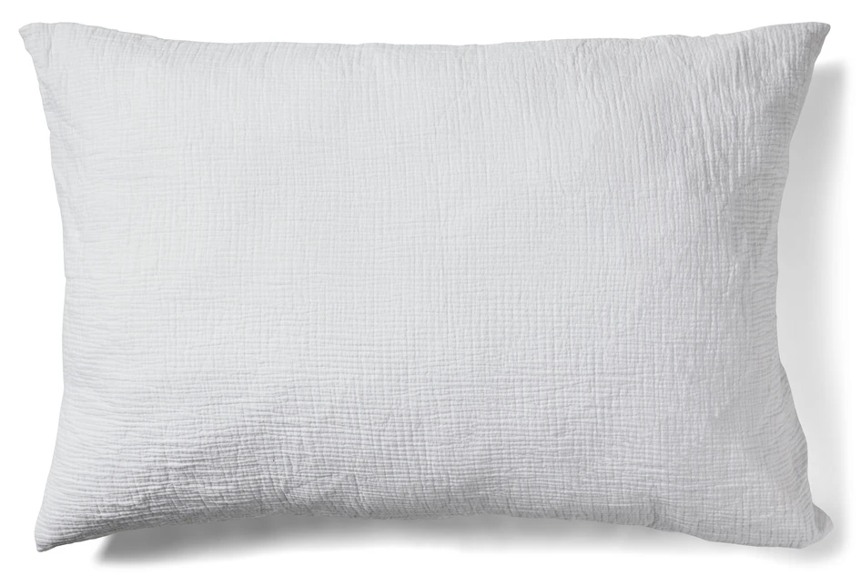 Adelia - Örngott i muslin, 70x100 cm - Vit