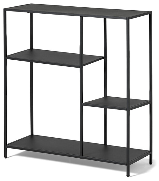Milio - Hylla, 80x30x86 cm - Svart
