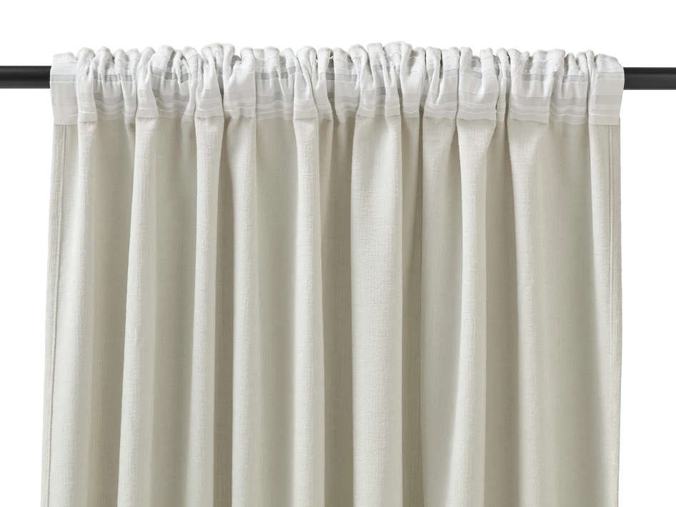 Carla - Gardin, 2-pack, 140x300 cm - Beige
