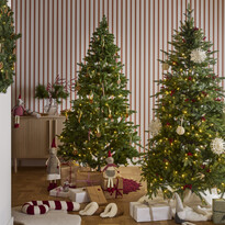 Åre Deluxe - Julgran, H 210 Ø 145 cm, LED-belysning och dimmerfunktion - inspiration