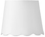 Elise - Lampskärm,  H19,5 Ø24,5 cm - Vit