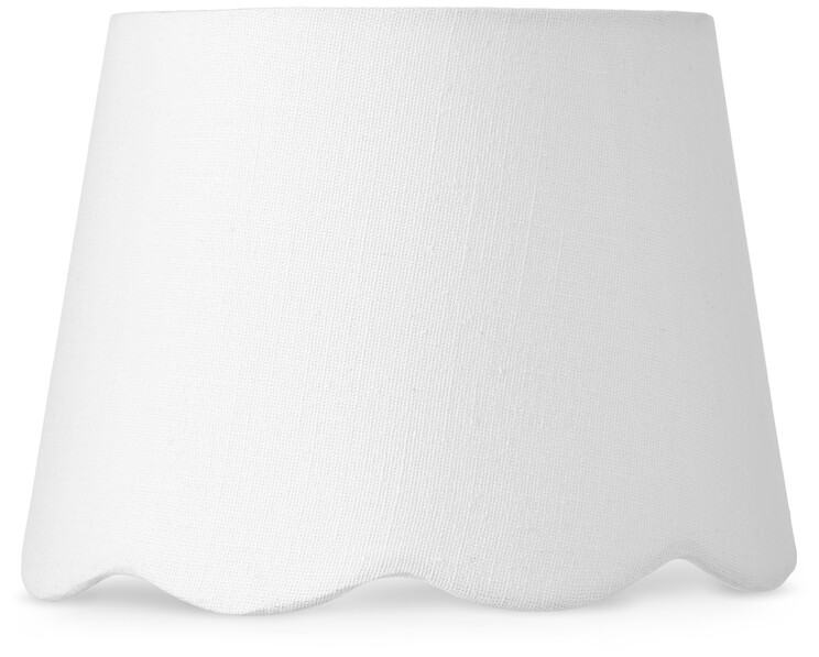 Elise - Lampskärm, H14 Ø18 cm - Vit