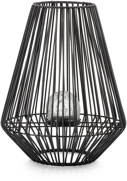 Ninni - Solcellsbelysning, H35 Ø28 cm - Svart
