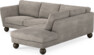 Madison - 2-sits soffa med divan höger - Beige