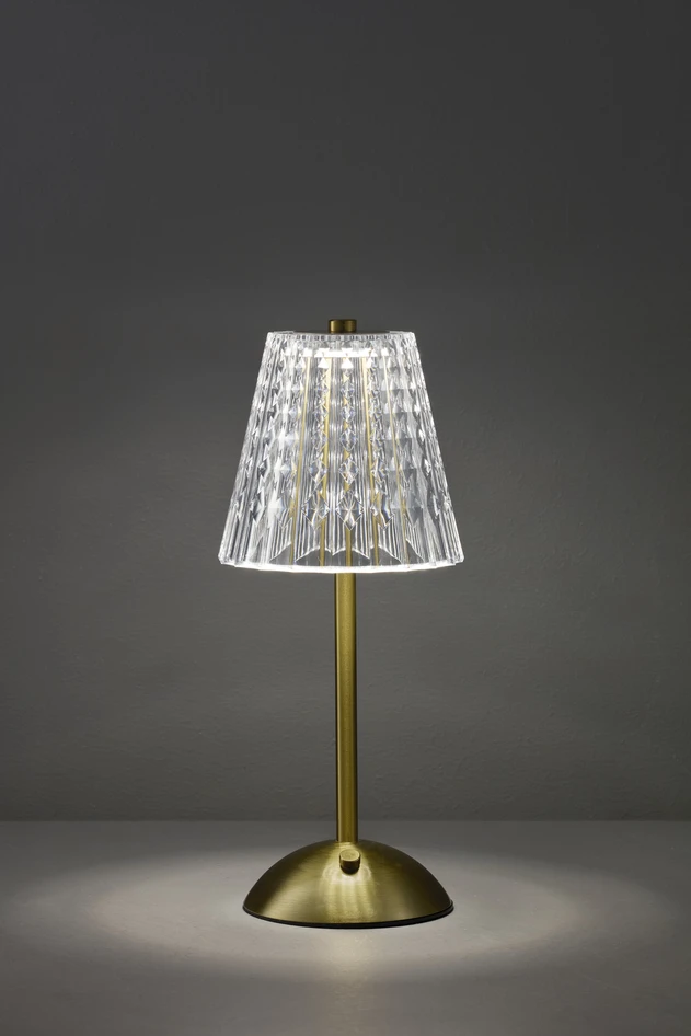 Fancy - Portabel bordslampa, H32 Ø27 cm - Gul