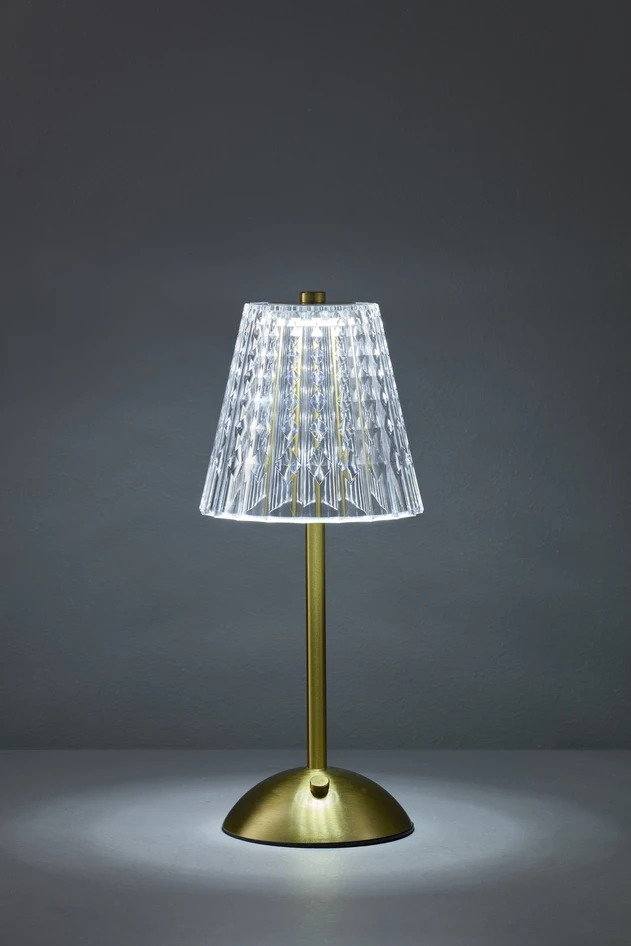 Fancy - Portabel bordslampa, H32 Ø27 cm - Gul