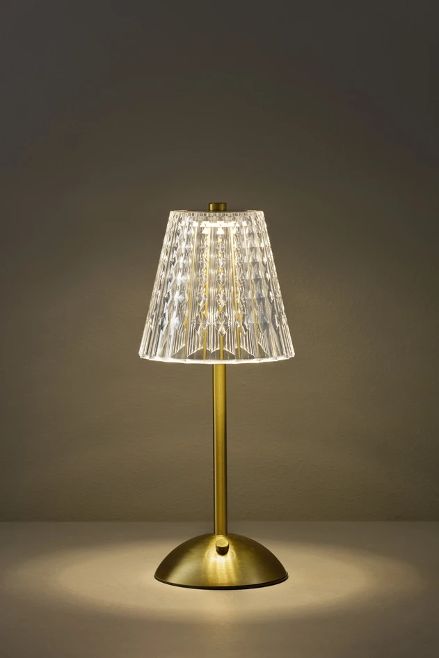 Fancy - Portabel bordslampa, H32 Ø27 cm - Gul