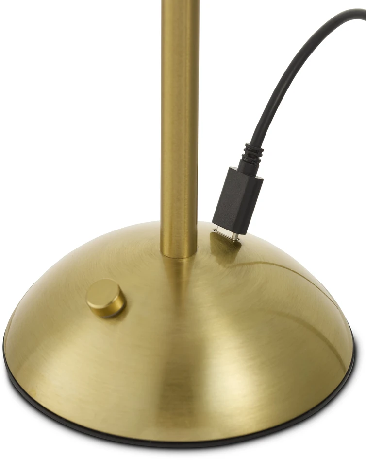 Fancy - Portabel bordslampa, H32 Ø27 cm - Gul