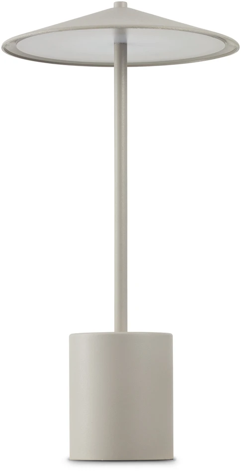 Acke - Portabel bordslampa, H33 Ø17 cm - Beige