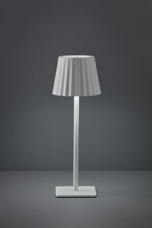Freja - Portabel bordslampa, H32,5 Ø10,6 cm - Vit