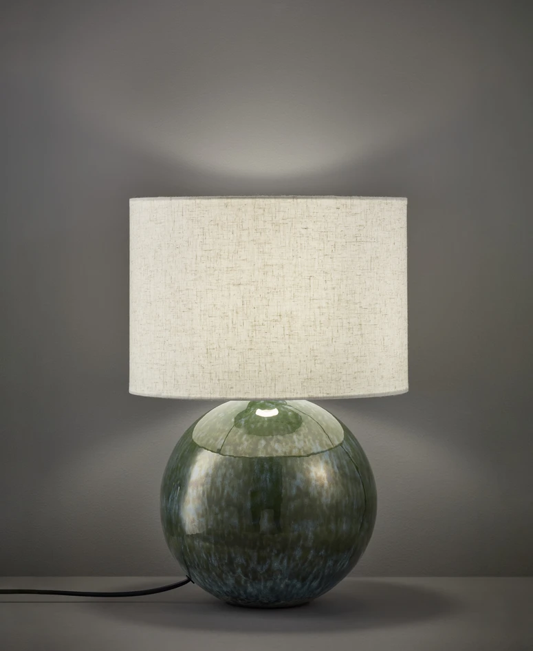 Joline - Bordslampa, H46,5 Ø32 cm - Grön