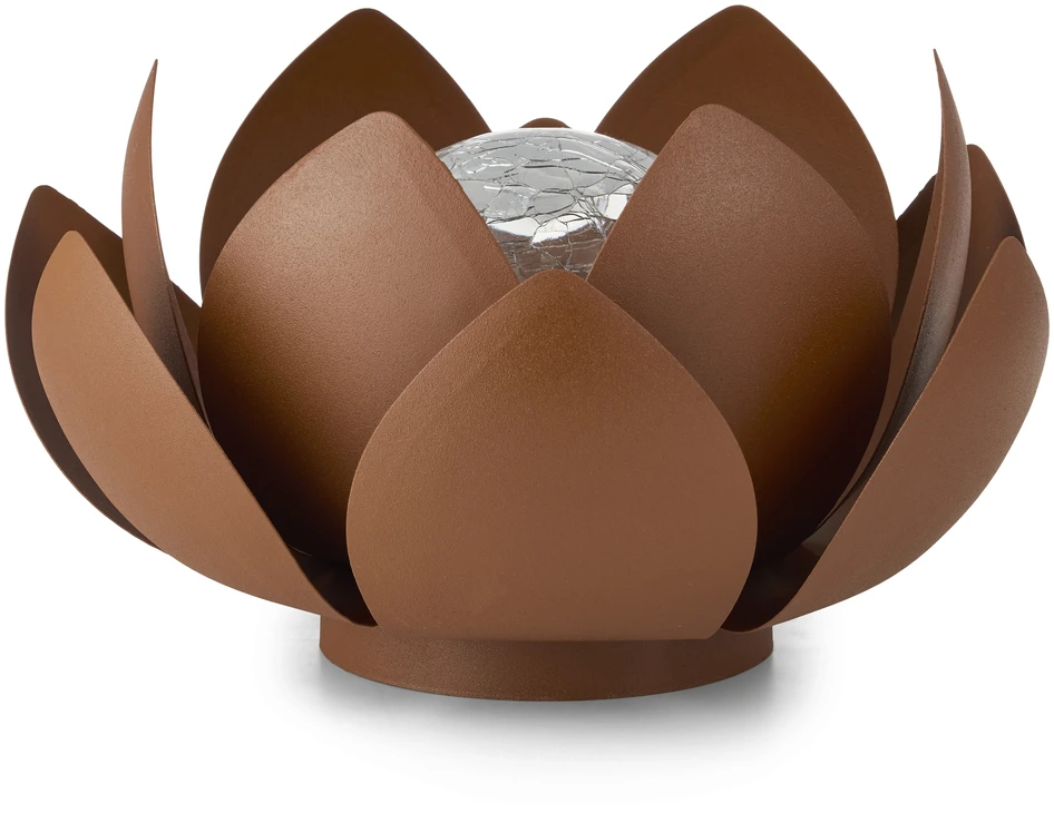 Lutea - Solcellsbelysning, H14 Ø19 cm - Orange