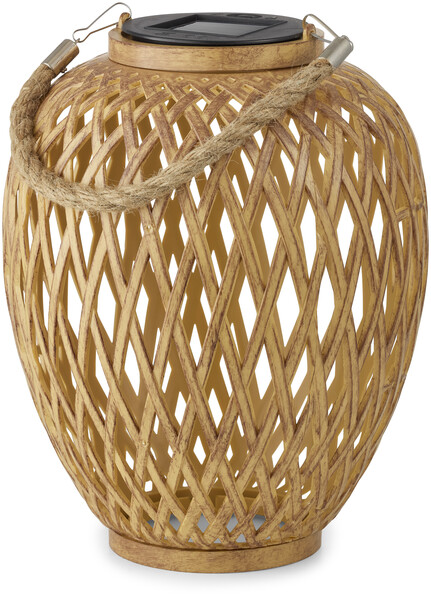 Bangkok - Solcellsbelysning, H22,5 Ø20 cm - Brun