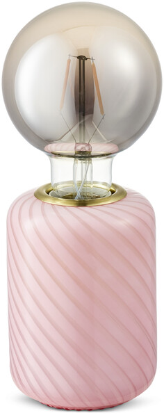 Ina - Bordslampfot, H12,5 Ø9 cm - Rosa