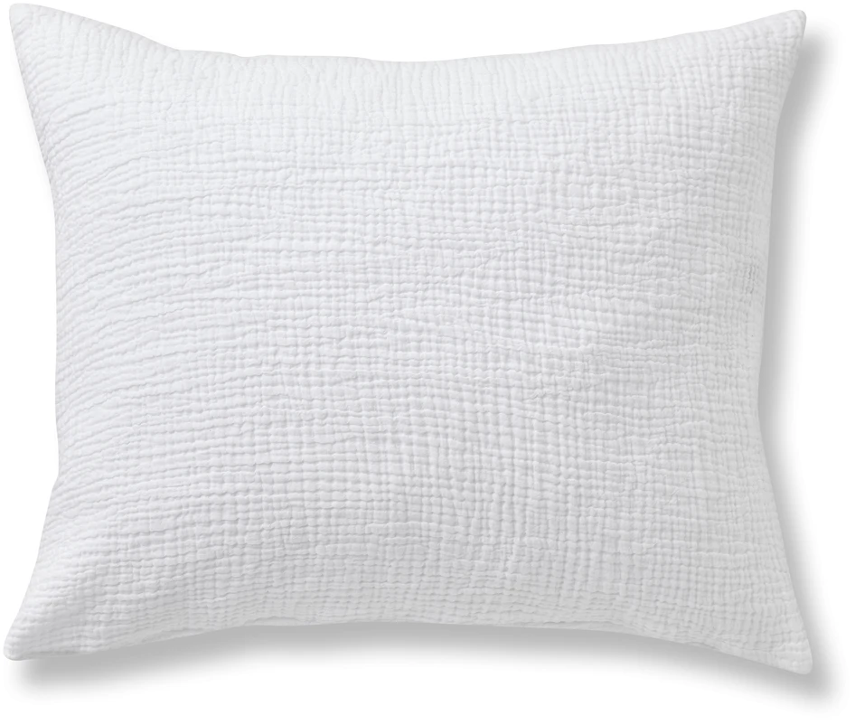 Adelia - Örngott i muslin, 50x60 cm - Vit