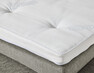 Delux Sign - Sängram inkl. gavel med resårkassett Delux Dream och bäddmadrass Cool Comfort, enkelsäng, bäddmått 120 cm - Beige