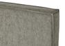 Delux Sign - Sängram inkl. gavel med resårkassett Delux Sense och bäddmadrass Sleep, enkelsäng, bäddmått 120 cm - Beige