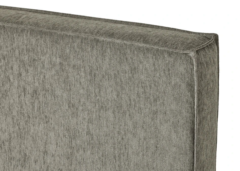 Delux Sign - Sängram inkl. gavel med resårkassett Delux Exclusive och bäddmadrass Sense, enkelsäng, bäddmått 120 cm - Brun