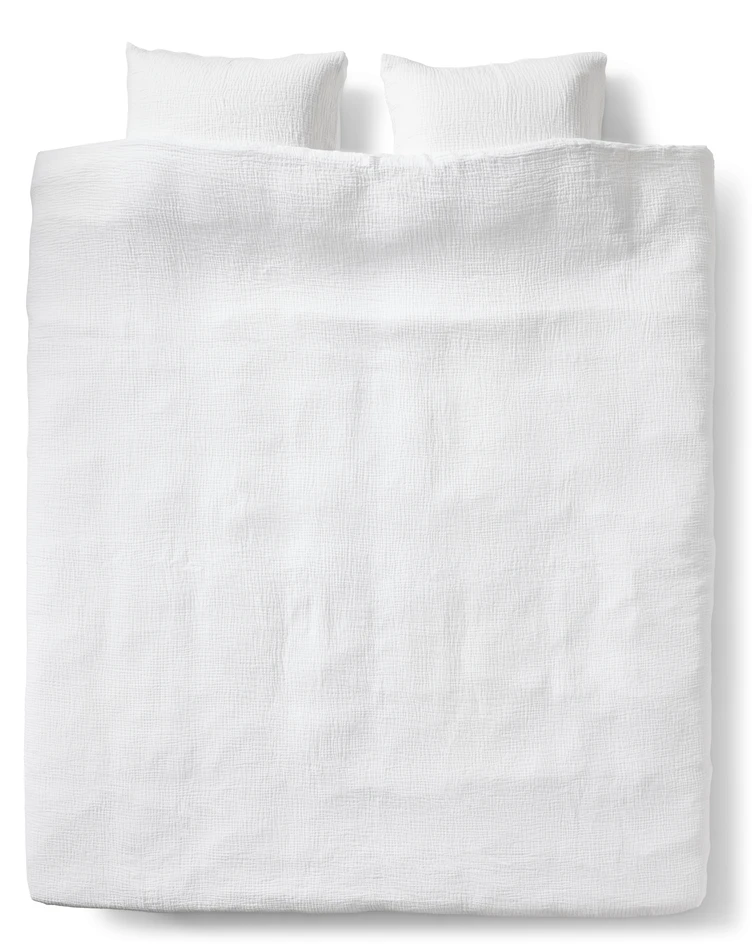 Adelia - Påslakanset i muslin, 3 delar - Vit